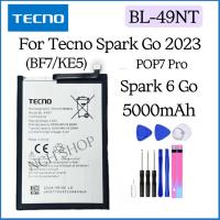 ราคา แบตเตอรี่ Tecno Spark GO 2023 POP 7 PRO Spark 6 Go 2023 BF7KE5 BL 49NT แบต Tecno Spark GO 2023 Spark6 Go 2023 battery BL 49NT BL49NT 5000mah (22925708194)