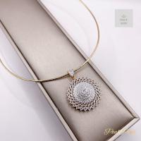 ราคา จี้เพชรออกงาน จี้เพชรออกงานทรงกลมเน้นดีไซน์สวยสำหรับออกงาน (21999140239)
