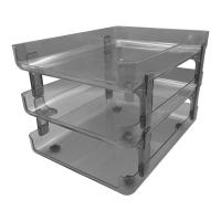 ราคา Orca กะบะพลาสติก 3 ชั้น DT S3N สำหรับใส่กระดาษ A4 ผลิตจากพลาสติกคุณภาพดี แข็งแรงทนทาน วัสดุสวยงาม (17577570144)