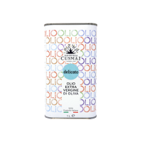ราคา น้ำมันบริสุทธิ์พิเศษจากอิตาลี Puglia กระป๋อง 1 ลิตร DELICATO 100 อิตาลี Cusmai (22897638031)