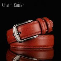 ราคา men live New Year red belt hot style needle buckle leather (20345890627)