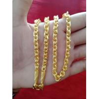 ราคา สร้อยคอคตกิต ลายทองแท้ลายทองโบราณ นน 5บ การันตีงานดีสีสวยเหมือนจริง (21509314946)