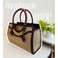 ราคา กระเป๋ากก รุ่น10 นิ้ว แปรรูปจาก กก กระเป๋าจากเสื่อกก วัสดุธรรมชาติ (21738185764)