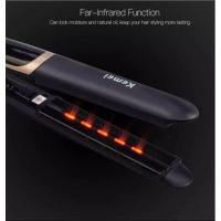 ราคา สินค้าใหม่ เครื่องหนีบผมอินฟาเรด 2 in 1 ยี่ห้อ Kemai KM 2219 สีดำ ของแท้ พร้อมส่ง มีใบรับประกันสิค้า ขายดี เครื่อง หนีบ ผม ที่ หนีบ ผม เครื่อง รีด ผม ที่ หนีบ ผม ไร้ สาย (18451390738)