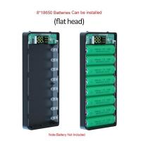 ราคา Sunshineyou 8X18650 Battery Charger Box Holder DIY Shell Dual USB 18650 Battery Storage Box (22220813763)