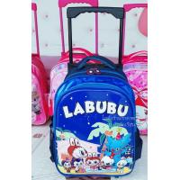 ราคา กระเป๋าล้อลากนักเรียน ขนาด14นิ้วลากได้สะพายได้ในใบเดียว (22601370475)