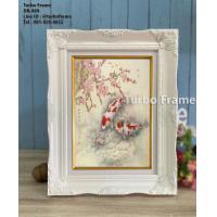 ราคา Turbo Frame กรอบรูปหลุยส์ สีทอง สีขาว สำหรับใส่ภาพขนาด 6x8 8x10 A4 8x12 10x12 นิ้ว (22487149779)