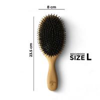 ราคา Forestal Boar Bristle hair brush หวีขนหมูป่า ด้ามไม้บีช ด้ามแปรงทำจากไม้ Beechwood (23101190702)