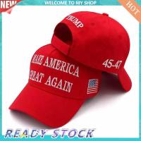 ราคา 2024 New Trump Same Style MAGA RED Hat 45 47 Baseball Cap Great Again (23047952695)
