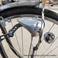 ราคา ญี่ปุ่นจักรยาน Sensor Light จักรยานเสือภูเขาความเร็วสูง LED ไฟหน้า Regenerative เครื่องกําเนิดแรงเสียดทานไฟฟ้ากลองอุปกรณ์เสริม (23081153617)