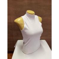 ราคา เสื้อคอเต่าแขนกุด เต็มตัว ผ้าคอตตอน เสื้อยืดคอเต่าแขนกุด เต็มตัว สีพื้น ทรงสวย (20425788408)