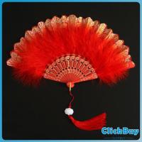 ราคา C B มีสินค้าในสต๊อก พัดจีนขนนกแต่งการเพนท์ลายไทยสีทอง พัดเต้นรํา สไตล์โลลิต้า พัดจีนขนนก มี 4 สี Feather Fan (22614687043)