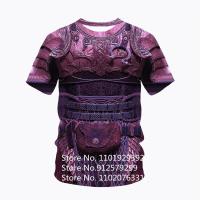 ราคา เสื้อยืด3d ชุดเกราะยุคกลางวินเทจสำหรับผู้ชาย ผู้หญิงเสื้อยืดคอสเพลย์แขนแขนสั้นคอกลมลำลองแฟชั่นใหม่ (21462105802)