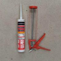 ราคา กาวซิลิโคน สีขาวสีดำ HANDSOME 300ml พร้อม ปืนยิงกาวซิลิโคน ซีลแลนท์ ซิลิโคนยาแนว ซิลิโคนใช้อุดรูรั่ว ซิลิโคนปิดรอยต่อ กาวซิลิโคนอเนกประสงค์ ซิลิโคนกันน้ ปืนยิงกาวซิลิโคล ซิลิโคลยาแนว ซิลิโคลใช้อุดรูรั