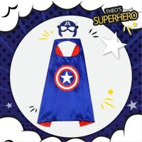 ราคา Kids Halloween ชุดคอสเพลย์ ชุดคลุมฮีโร่ ซุปเปอร์ฮีโร่ ผ้าคลุมไหล่ หน้ากาก สําหรับเด็ก พร้อมส่ง (22807368702)
