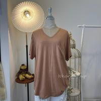 ราคา เสื้อยืดเรย่อนไซส์ใหญ่ BigSize อก 44 ใส่พอดีตัว อก45 48 รัดรูป นุ่มเด้งใส่สบาย คอวี มีเก็บเงินปลายทาง KIT033 (23147738334)