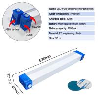 ราคา หลอดไฟ LED ไร้สาย แบบชาร์จไฟได้ USB หลอดไฟฉุกเฉินพกพา30W 50W 80W 120W มีไฟฉุกเฉิน สะดวกง่ายต่อการใช้งาน (23060622477)