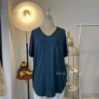 ราคา เสื้อยืดเรย่อนไซส์ใหญ่ BigSize อก 44 ใส่พอดีตัว อก45 48 รัดรูป นุ่มเด้งใส่สบาย คอวี มีเก็บเงินปลายทาง KIT033 (23147738336)