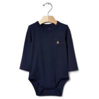 ราคา บอดี้สูทเด็กเล็ก BabyGap แขนยาวปักหมี หล่อๆ (21407880076)