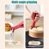 ราคา Multi Purpose Anti Scald Bowl Holder Clip for Kitchen Anti Scalding Hot Plate Tongs Bowl Clips (22053793602)