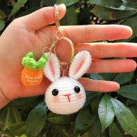 ราคา จี้กระต่ายน้อยสำเร็จรูปพวงกุญแจถักด้วยมือตุ๊กตาการ์ตูนแครอทแขวนกระเป๋าของขวัญของขวัญ (21604526678)