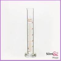 ราคา กระบอกตวง การตวงปริมาตร ชนิดแก้ว ขนาด 5ml 10ml 25ml 50ml 100ml Glass measuring cylinder (20907242070)