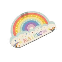 ราคา YOURUN สายรุ้งสีรุ้ง พรมปูพื้นผ้ากำมะหยี่ กันลื่น แบบแห้งเร็ว พรมห้องน้ำพรม น่ารักน่ารักๆ การ์ตูนลายการ์ตูน พรมสำหรับห้อง ของตกแต่งบ้าน (22307017559)
