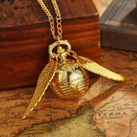 ราคา Harry Potter Golden Snitch Wing กระเป๋าเสื้อ สร้อยคอนาฬิกาสไตล์ผู้ชายวินเทจเด็กอนุสรณ์จี้โลหะผสมการเคลื่อนไหวควอตซ์ (22735335434)