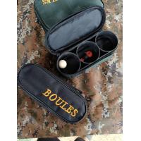 ราคา กระเป๋าเปตอง พร้อมลูกเป้า Petanque bag กระเป๋าใส่ลูกเปตอง แถมลูกแกน BOULES แท้100 กระเ่ป๋าเปตองสีเขียวและสีดำ ใส่ได้ 3 ลูก และ 6 ลูก (21768280243)