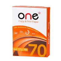ราคา ONE กระดาษถ่ายเอกสาร A4 70 แกรม 500 แผ่น รีม (21396746727)
