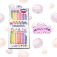 ราคา สีไม้ ดินสอสีไม้ สีไม้พาสเทล 12 สี 50 สี รุ่นพาสเทล PASTEL Collection 1 กล่อง (21729331121)