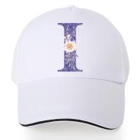 ราคา หมวกเบสบอล หมวกกอล์ฟแบบปรับได้ พิมพ์ลายดอกไม้สีม่วง ฮิปฮอป Trucker หมวกกันแดด หมวก (22297339108)