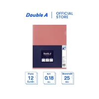 ราคา สีชมพู Double A PP L File แฟ้มซองเอกสารชั้นเดียว ขนาด A4 แพ็ค 12 ชิ้น (22486298036)
