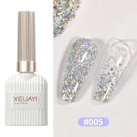 ราคา สีเจลกากเพชร สีกากเพชร สีวิ้ง เล็บเจล ยาทาเล็บ XEIJAYI 1 (20085993551)