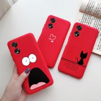 ราคา เคสสำหรับ Oppo A18 4G CPH2591เคสโทรศัพท์ซิลิโคนนิ่มเคสลายการ์ตูนแมวน่ารักสำหรับ Oppo A18 OppoA18 (20724736359)