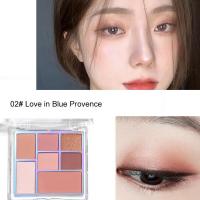 ราคา อายแชโดว์เนื้อแมท พาเลตต์ 9 สี อายแชโดว์เนื้อชิมเมอร์ กลิตเตอร์ ติดทนนาน เมคอัพ เครื่องสำอาง (23138275686)