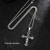 ราคา สร้อยคอไม้กางเขนแฟชั่นย้อนยุค จี้ไม้กางเขนเปลวไฟ ซีรีส์สร้อยคอไม้กางเขนวินเทจ ทำจากเหล็กไททาเนียม ไม่ลอกหรือดำ (23131136500)