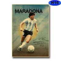 ราคา Diego Maradona โปสเตอร์กระดาษโปสเตอร์ย้อนยุคคราฟท์งานตกแต่งผนังสำหรับห้องนั่งเล่นบ้านห้องนอนบาร์42x30cm การตกแต่งศิลปะหัตถกรรม (17180537187)