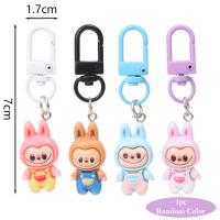 ราคา Fairy Castle เครื่องประดับแฟชั่นพวงกุญแจการ์ตูนน่ารัก Labubu ตุ๊กตา PU เด้งช้า DIY (23175492332)