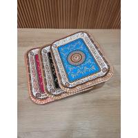 ราคา ถาดสี่เหลี่ยมลายแขก ถาดสี่เหลี่ยม ถาดวงรีลายแขก ถาดวงรี ถาดวงกลม พร้อมส่ง (21011410084)