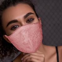 ราคา Axieqi หน้ากากลูกไม้แฟชั่นสำหรับผู้ใหญ่ผ้าปิดปากแบบใช้ซ้ำได้ซักได้ระบายอากาศได้ดีกันลมปรับได้ใช้ซ้ำได้ (11781000607)