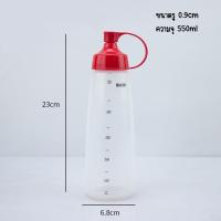 ราคา ขวดบีบพลาสติก ขวดบีบซอส แบบหนาอย่างดี แบบรูเล็ก 180ml 300ml 400ml 550ml ขวดใส่น้ำซอส ขวดใส่น้ำสลัด (22658570395)