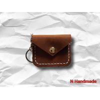 ราคา พวงกุญแจ ตกแต่ง หนังแท้ Handmade เย็บมือ ขนาดเล็กน่าใช้งานครับ (21438053820)