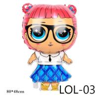 ราคา ร้านไทย ลูกโป่งฟอยล์ LOL ใบใหญ่ สีสดใส งานน่ารักสุดๆ LOL (11067483997)