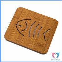 ราคา Dovin แผ่นไม้รองกันความร้อน แผ่นไม้รองจาน ของใช้ในห้องครัว (13110308559)