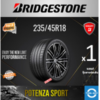 ราคา Bridgestone 235 45R18 POTENZA SPORT ยางใหม่ ผลิตปี2023 ราคาต่อ1เส้น มีรับประกันจากโรงงาน แถมจุ๊บลมยางต่อเส้น ยางขอบ18 ขนาดยาง 235 45R18 POTENZA จำนวน 1 เส้น (22965174300)