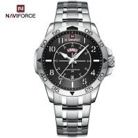 ราคา Naviforce นาฬิกาข้อมือผู้ชาย สปอร์ตแฟชั่น NF9204S หน้าปัดกลม สายสแตนเลส กันน้ำ ระบบอนาล็อก (21449193916)