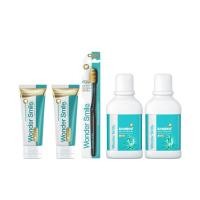 ราคา Wonder Smile วันเดอร์สไมล์ ยาสีฟันผู้ใหญ่ 80ml 2 หลอด Wonder Smile Bamboo Mouthwash น้ำยาบ้วนปาก 300ml 2 ขวด Wonder Smile แปรงสีฟัน 1ด้าม (23046355261)