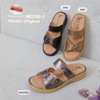 ราคา Aone My Dolphin ลิขสิทธิ์แท้ WD38 รองเท้าหนังแท้เพื่อสุขภาพ พื้นนุ่มพิเศษ (21842418413)
