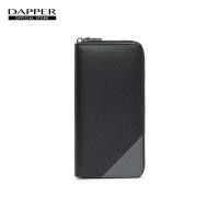ราคา DAPPER กระเป๋าสตางค์ Two Tone Accordion Long Wallet สีดำ (23176292663)